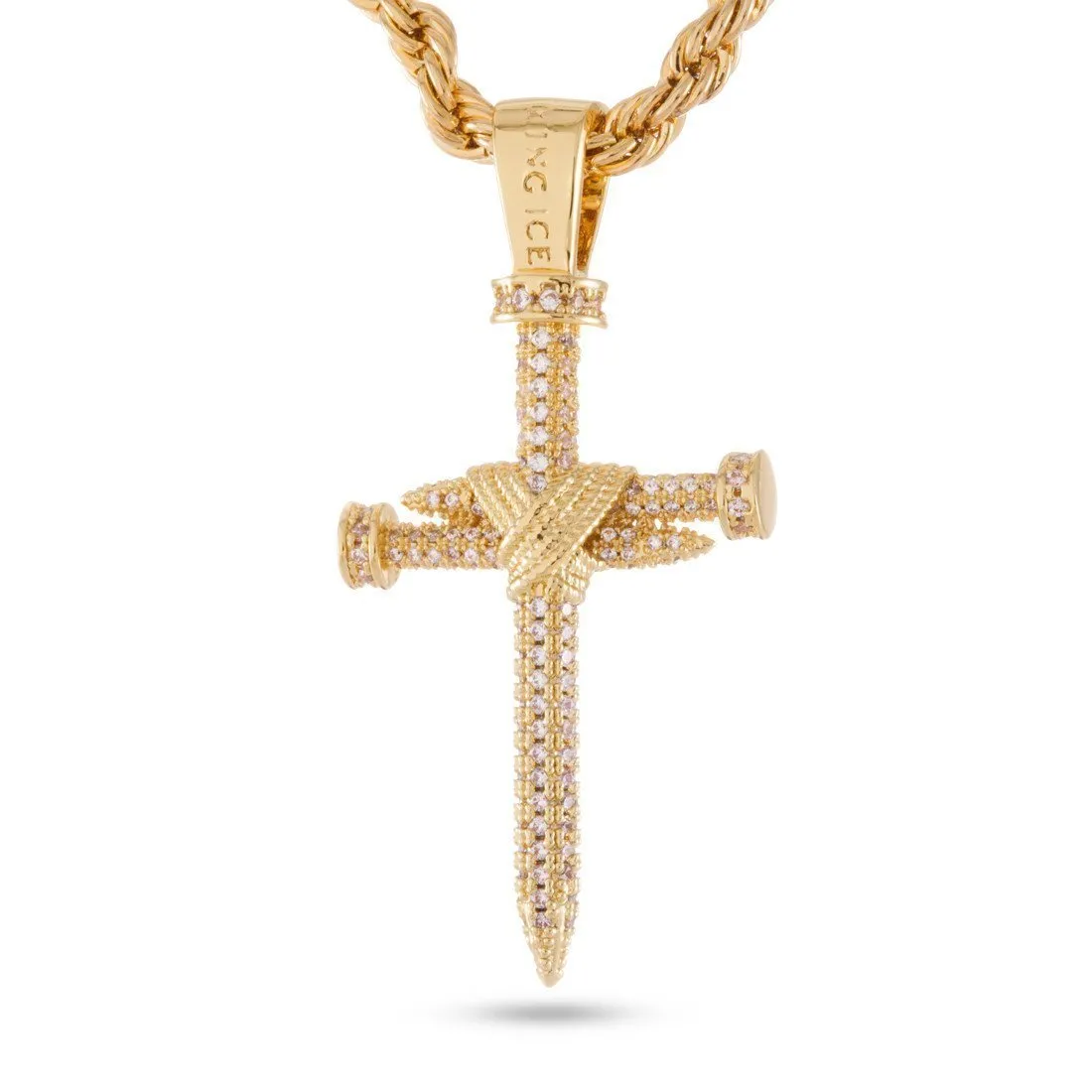 Nail Cross Necklace sold by King Ice product image thumbnail 2