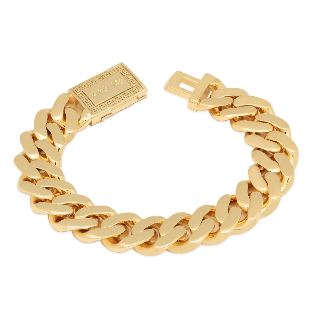 15mm Iced Miami Cuban Link Bracelet sold by King Ice product image thumbnail 3