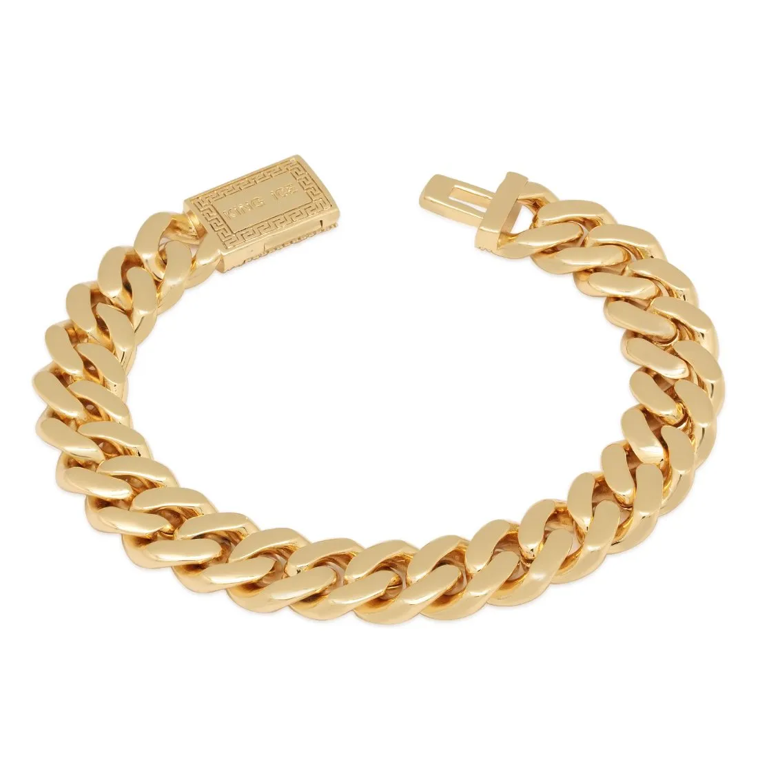 12mm Iced Miami Cuban Link Bracelet sold by King Ice product image thumbnail 3