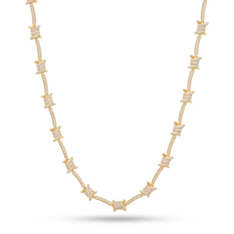 10mm Iced Barbed Wire Chain sold by King Ice