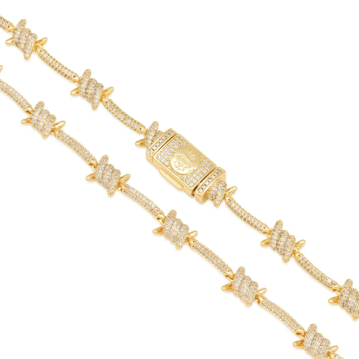 10mm Iced Barbed Wire Chain sold by King Ice product image thumbnail 3