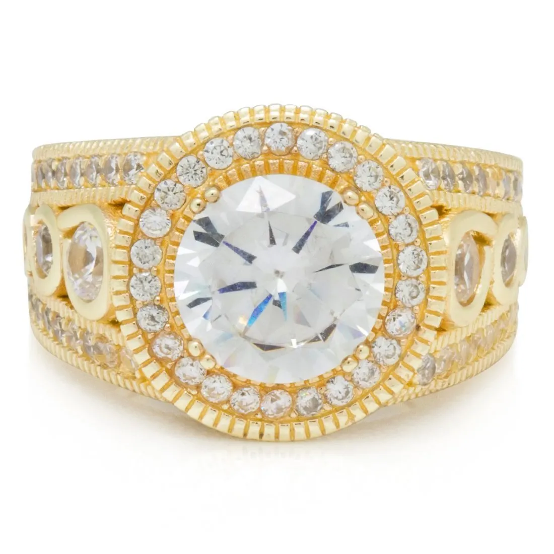 Brilliant-Cut Signet Ring sold by King Ice product image thumbnail 2