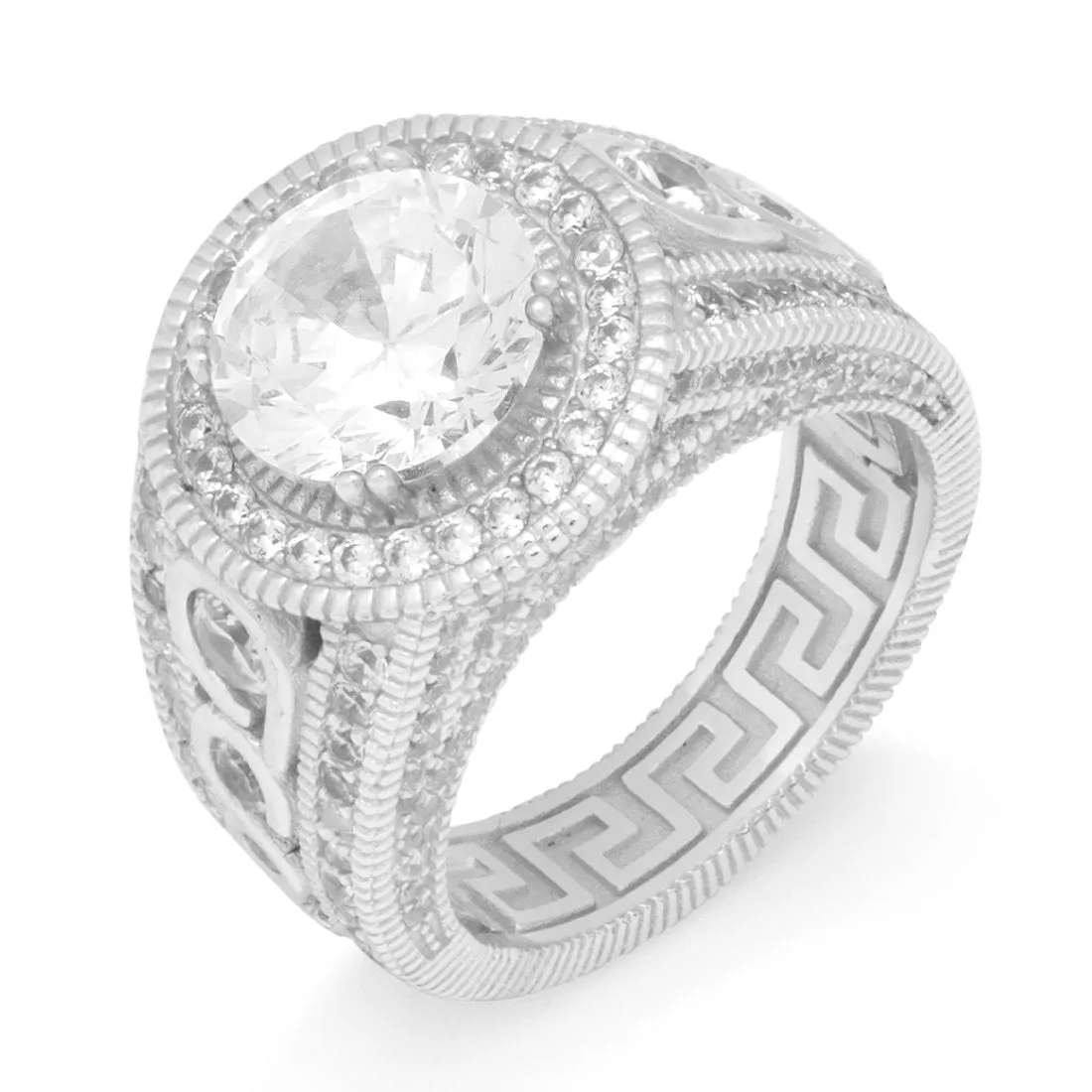Brilliant-Cut Signet Ring sold by King Ice product image thumbnail 4