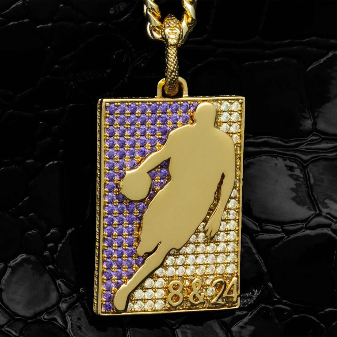 Black Mamba Silhouette Necklace sold by King Ice
