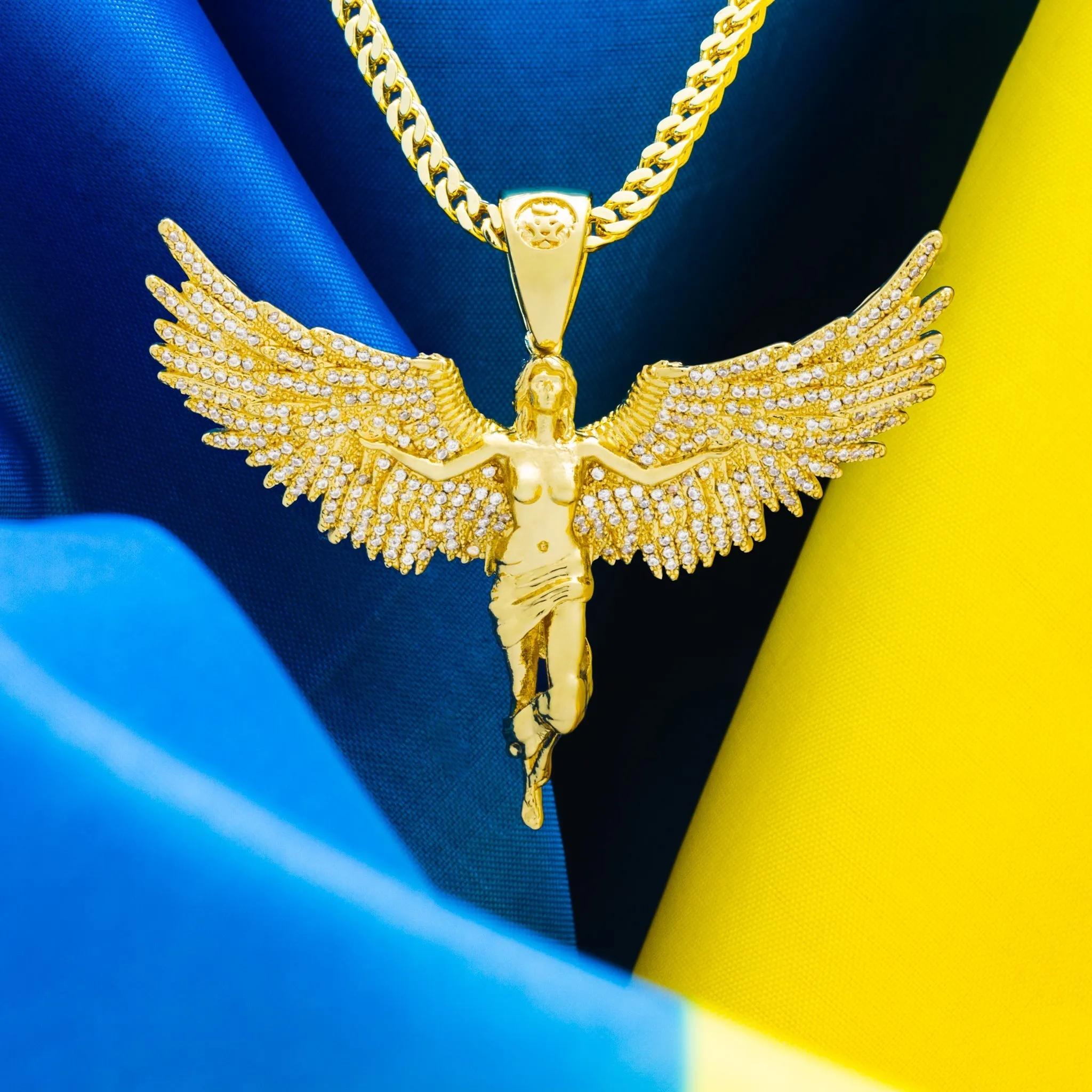 Soaring Angel Necklace sold by King Ice product image thumbnail 4