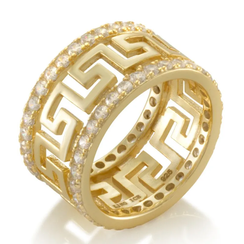 Greek Key Ring sold by King Ice