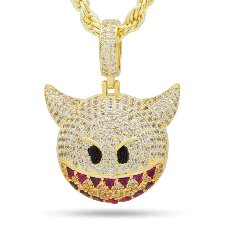 Devil Emoji Necklace sold by King Ice