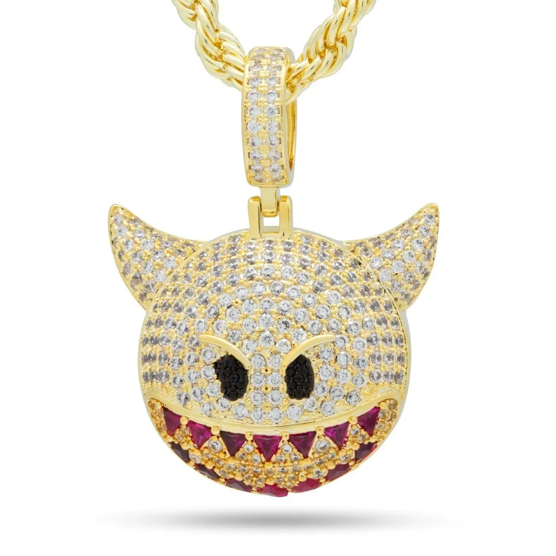 Devil Emoji Necklace sold by King Ice
