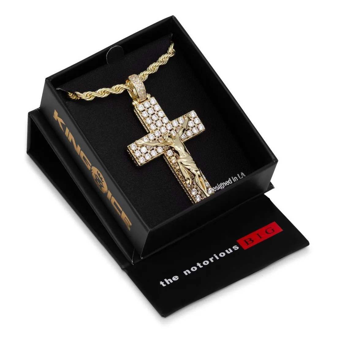 Notorious B.I.G. x King Ice - Biggie Crucifix Necklace sold by King Ice product image thumbnail 5