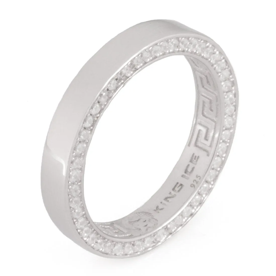4mm Infinity Band Ring sold by King Ice product image thumbnail 2