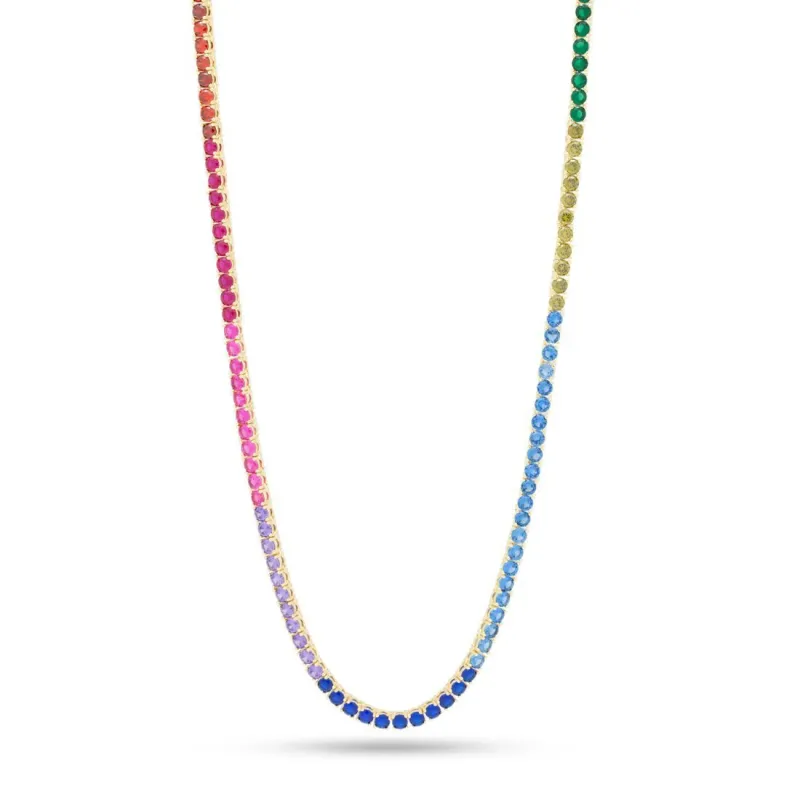 4mm Spectrum Tennis Chain sold by King Ice