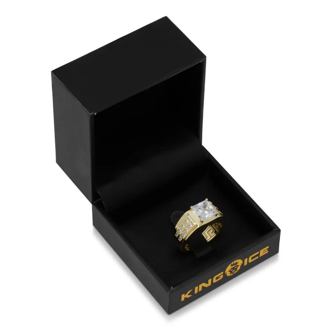 Princess-Cut Signet Ring sold by King Ice product image thumbnail 3