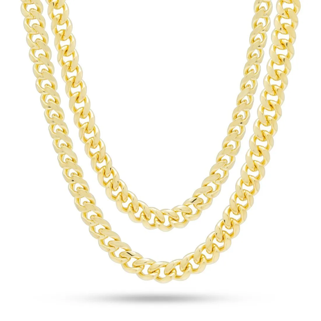 8mm Miami Cuban Link Chain Choker Set sold by King Ice