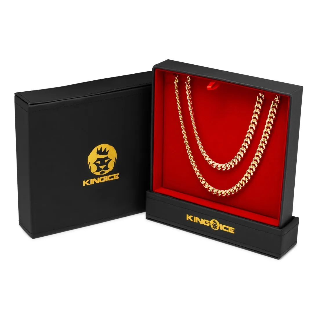 8mm Miami Cuban Link Chain Choker Set sold by King Ice product image thumbnail 5