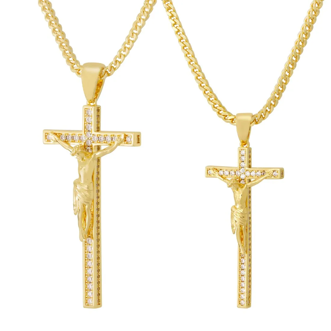 Latin Crucifix Necklace sold by King Ice product image thumbnail 5