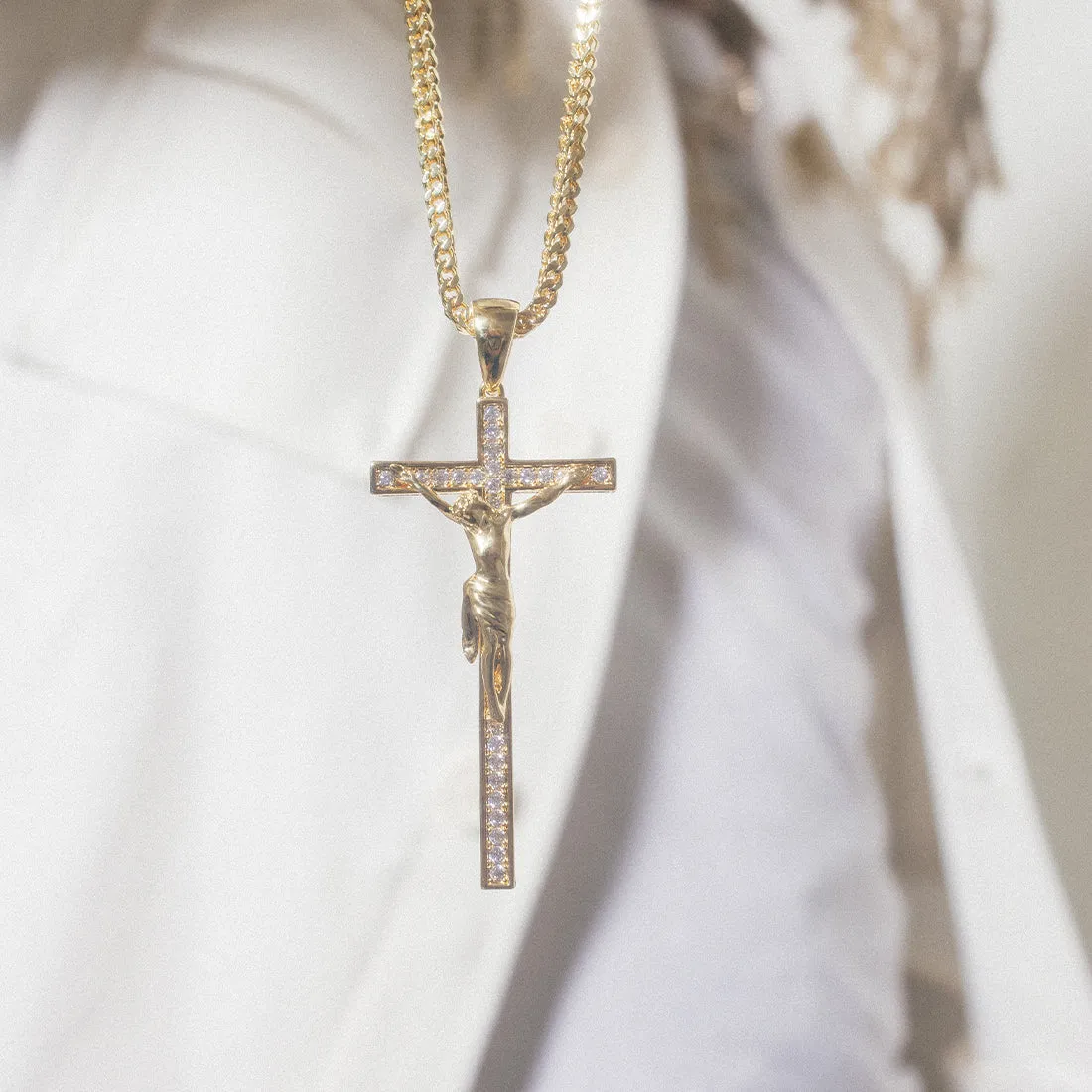 Latin Crucifix Necklace sold by King Ice product image thumbnail 4