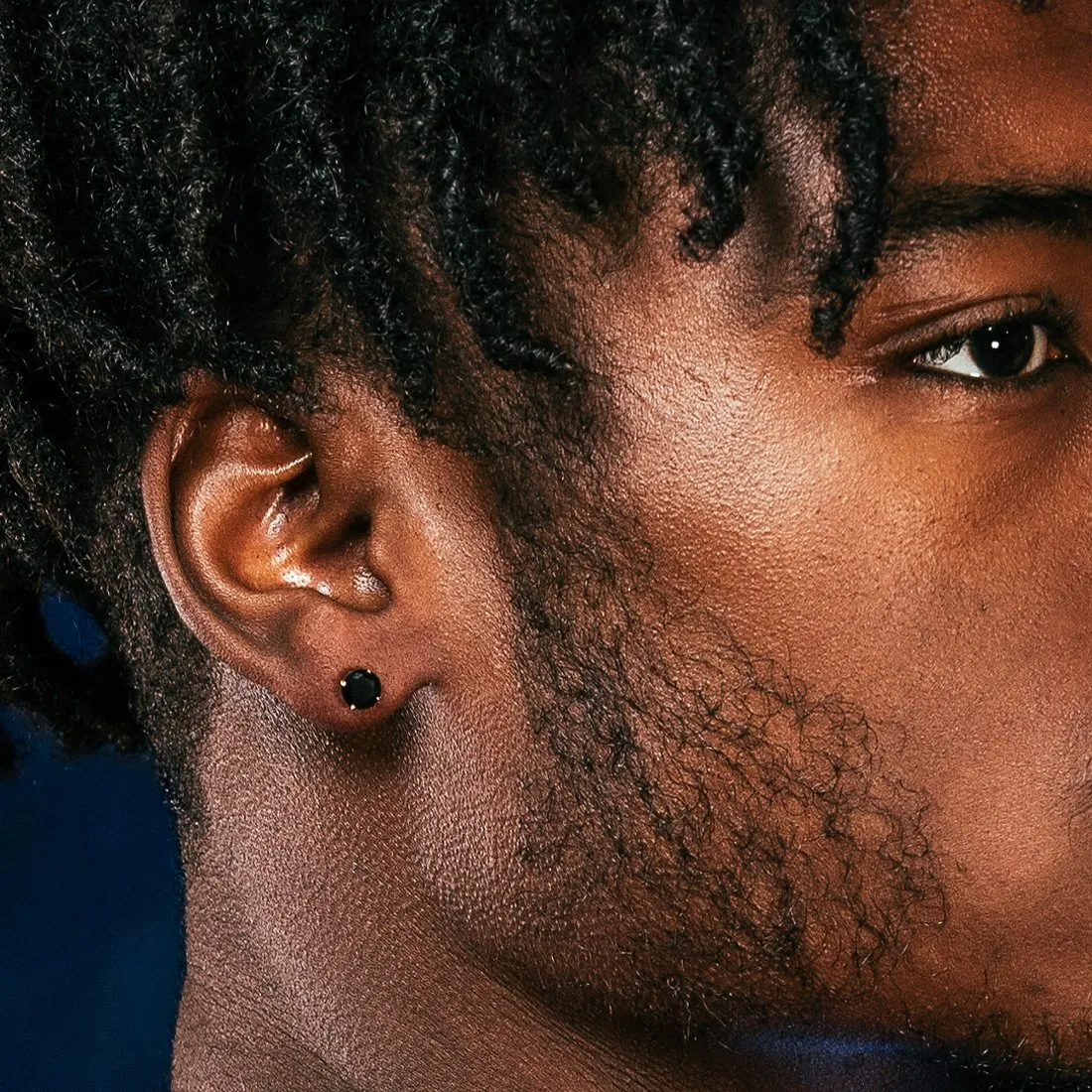 Onyx Brilliant-Cut Stud Earrings sold by King Ice product image thumbnail 3