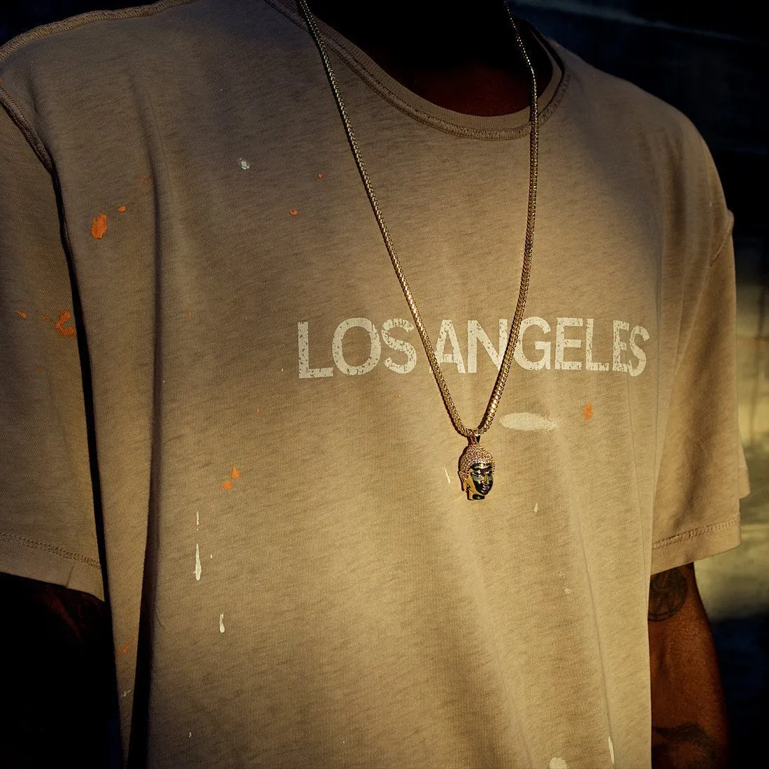 Mini Polished Buddha Necklace sold by King Ice product image thumbnail 4