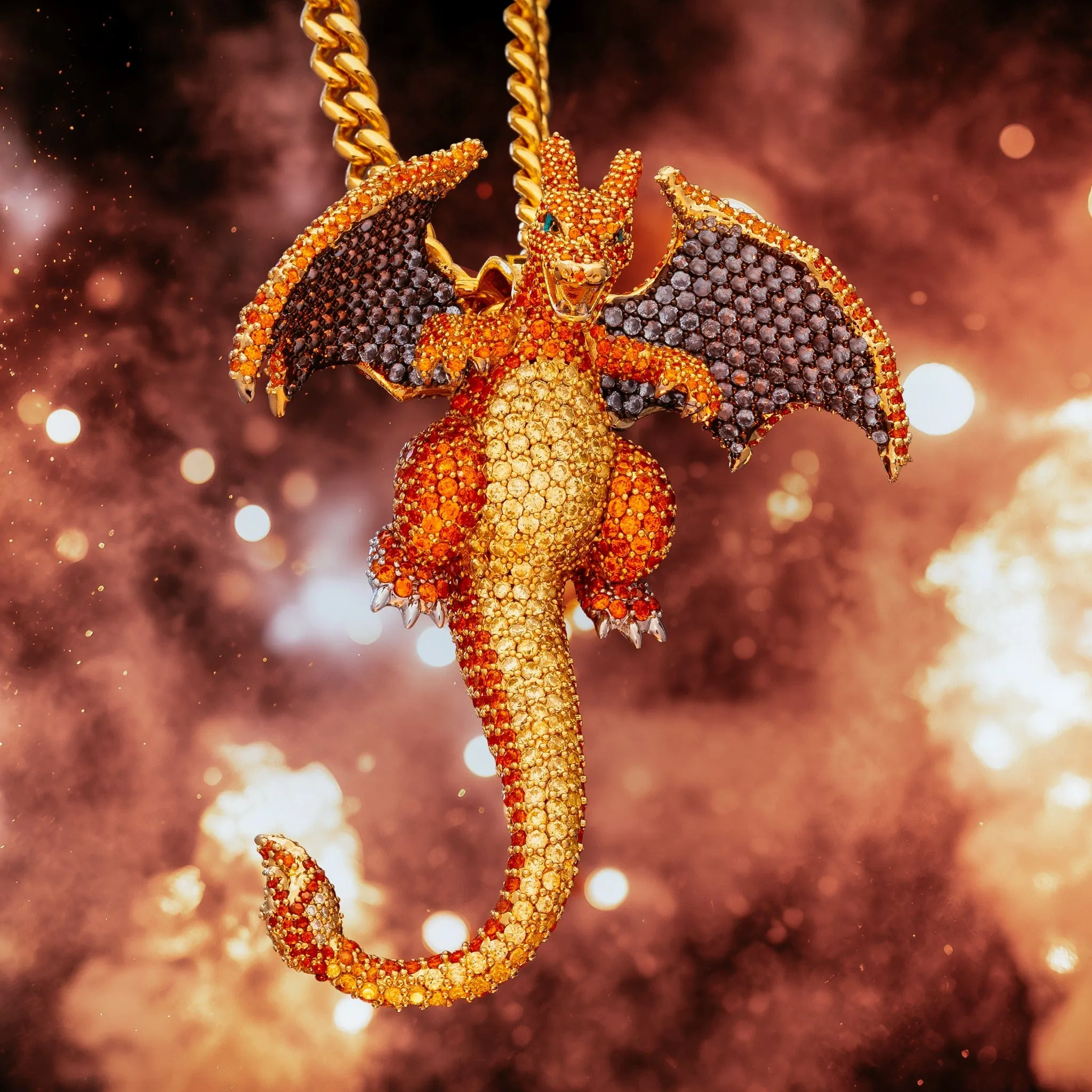 King Ice | Pokémon - Charizard Necklace sold by King Ice