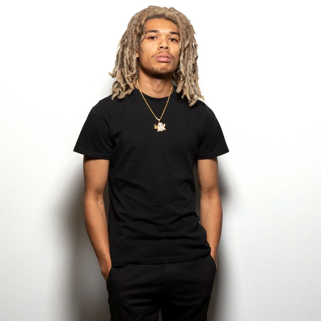 Money Ghost Emoji Necklace sold by King Ice product image thumbnail 4