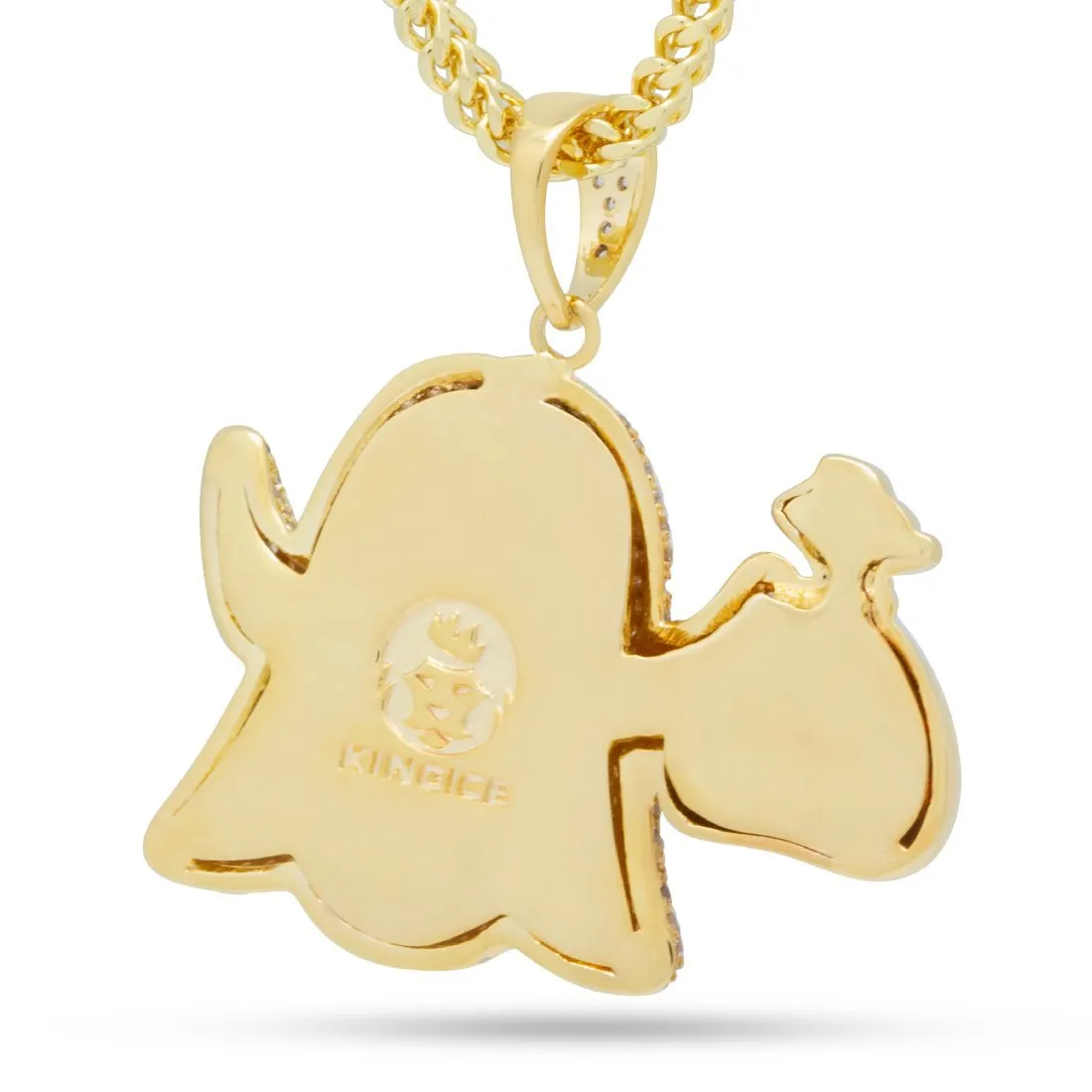 Money Ghost Emoji Necklace sold by King Ice product image thumbnail 2