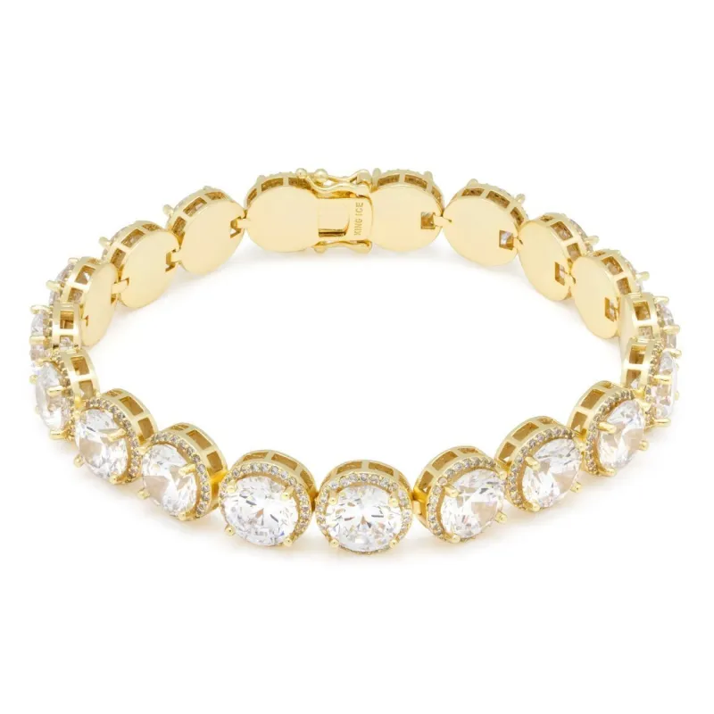 8mm Brillaint-Cut Tennis Bracelet sold by King Ice