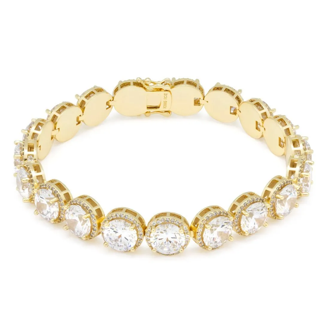 8mm Brillaint-Cut Tennis Bracelet sold by King Ice