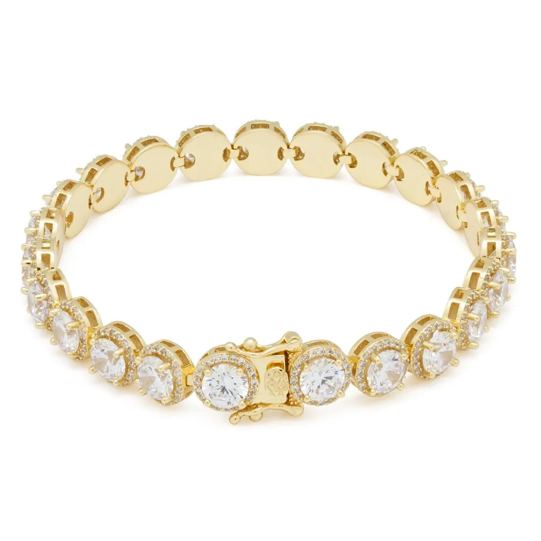 8mm Brillaint-Cut Tennis Bracelet sold by King Ice product image thumbnail 2
