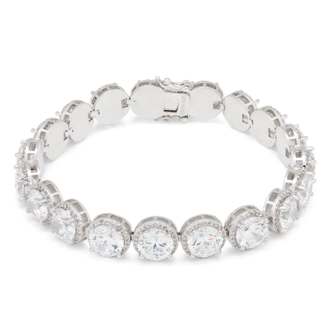 8mm Brillaint-Cut Tennis Bracelet sold by King Ice product image thumbnail 3