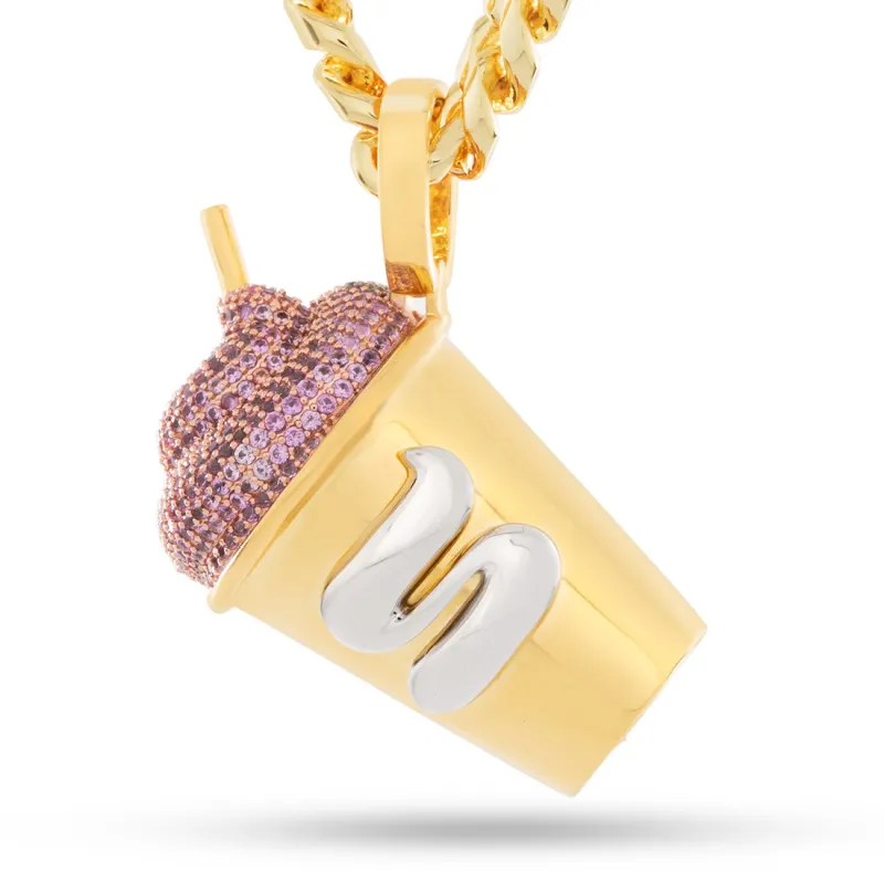 Slurpee® x King Ice - Pink Slurpee® Necklace sold by King Ice