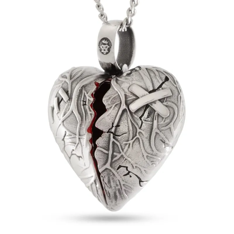 Heart of Steel Necklace sold by King Ice