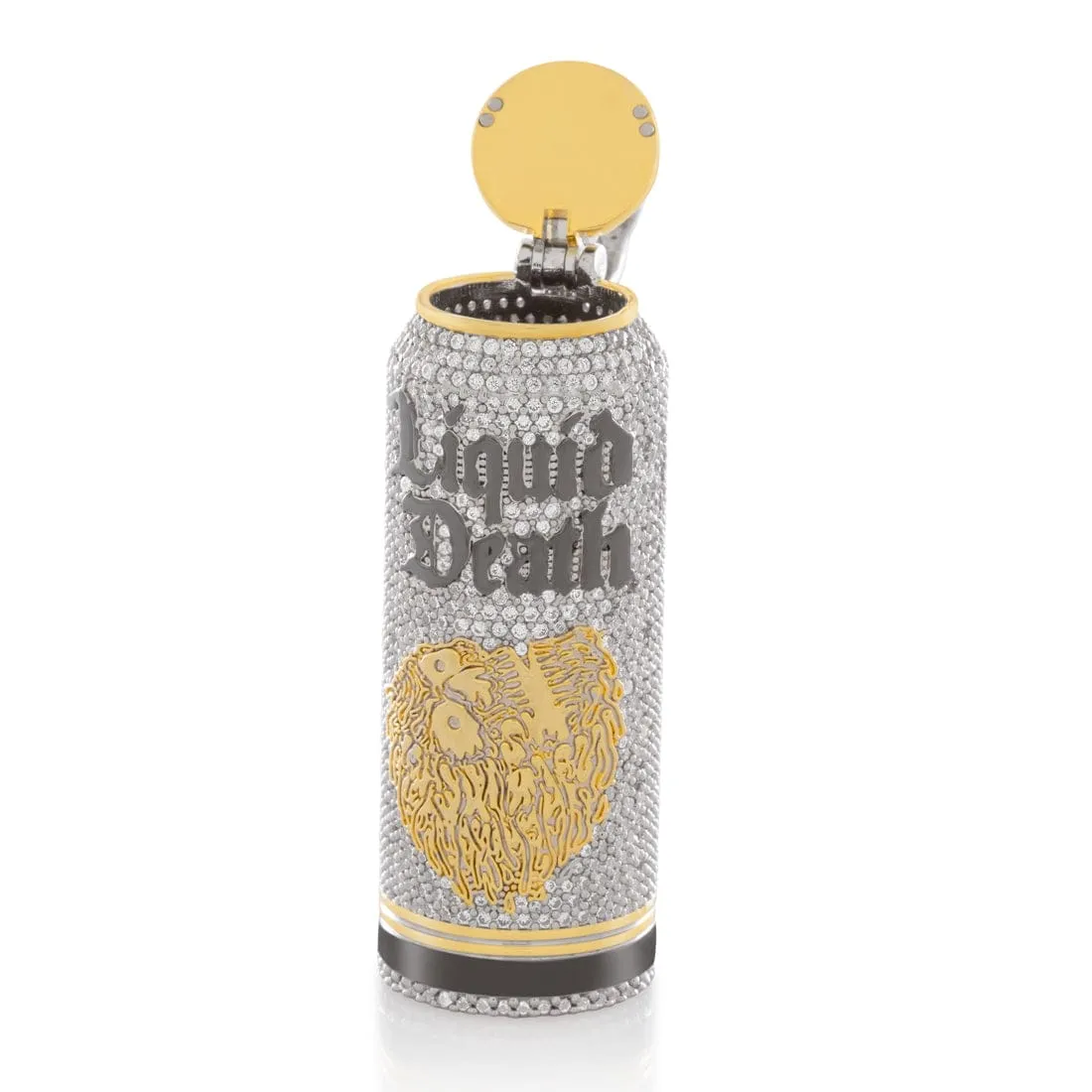 Liquid Death x King Ice - Iced Still Water Can Necklace sold by King Ice product image thumbnail 4