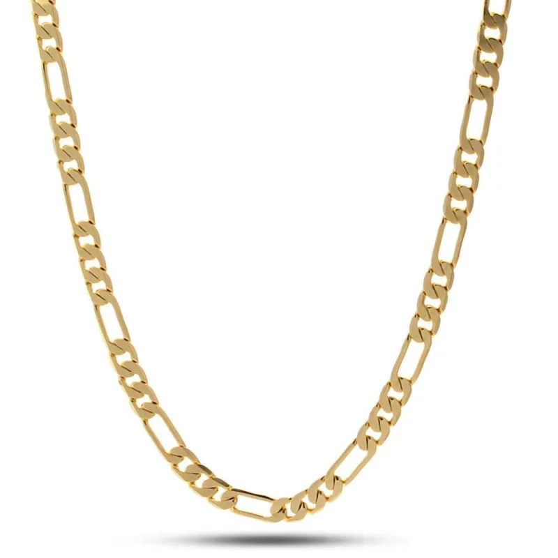 Solid Gold 5mm Figaro Chain sold by King Ice