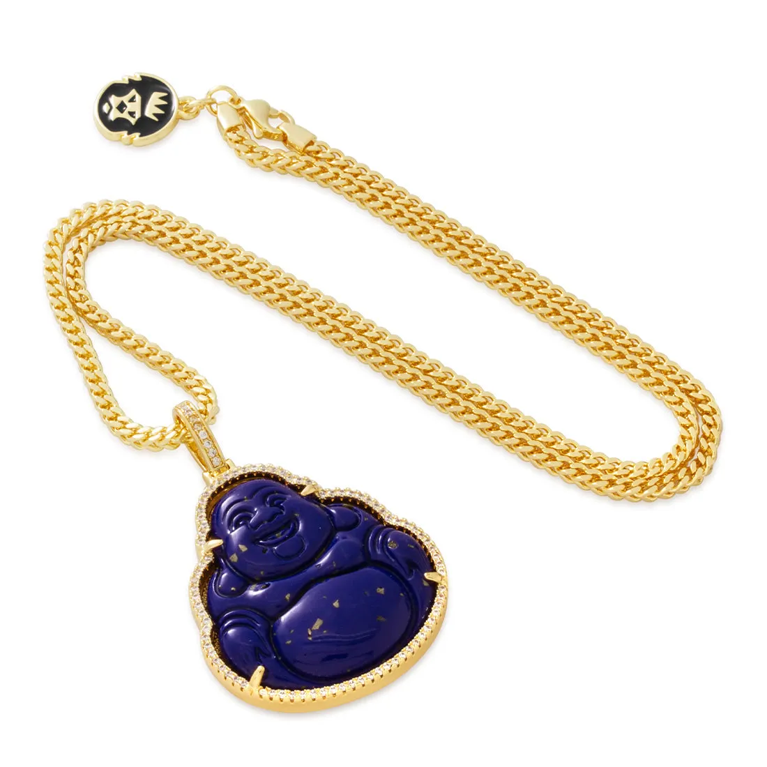 Blue Lapis Buddha Necklace sold by King Ice product image thumbnail 4