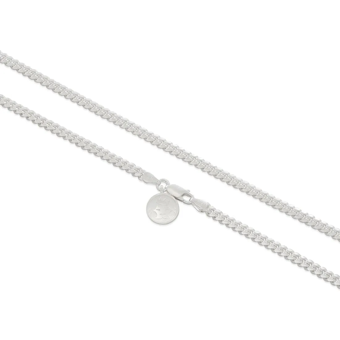 4mm Italian Sterling Silver Miami Cuban Link Chain sold by King Ice product image thumbnail 2