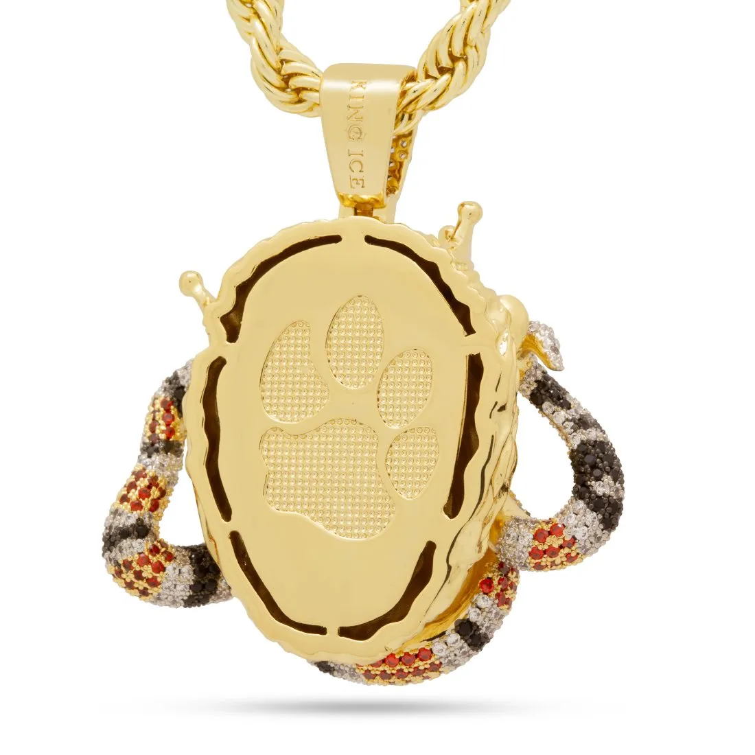 Royal Lion and King Snake Necklace sold by King Ice product image thumbnail 2