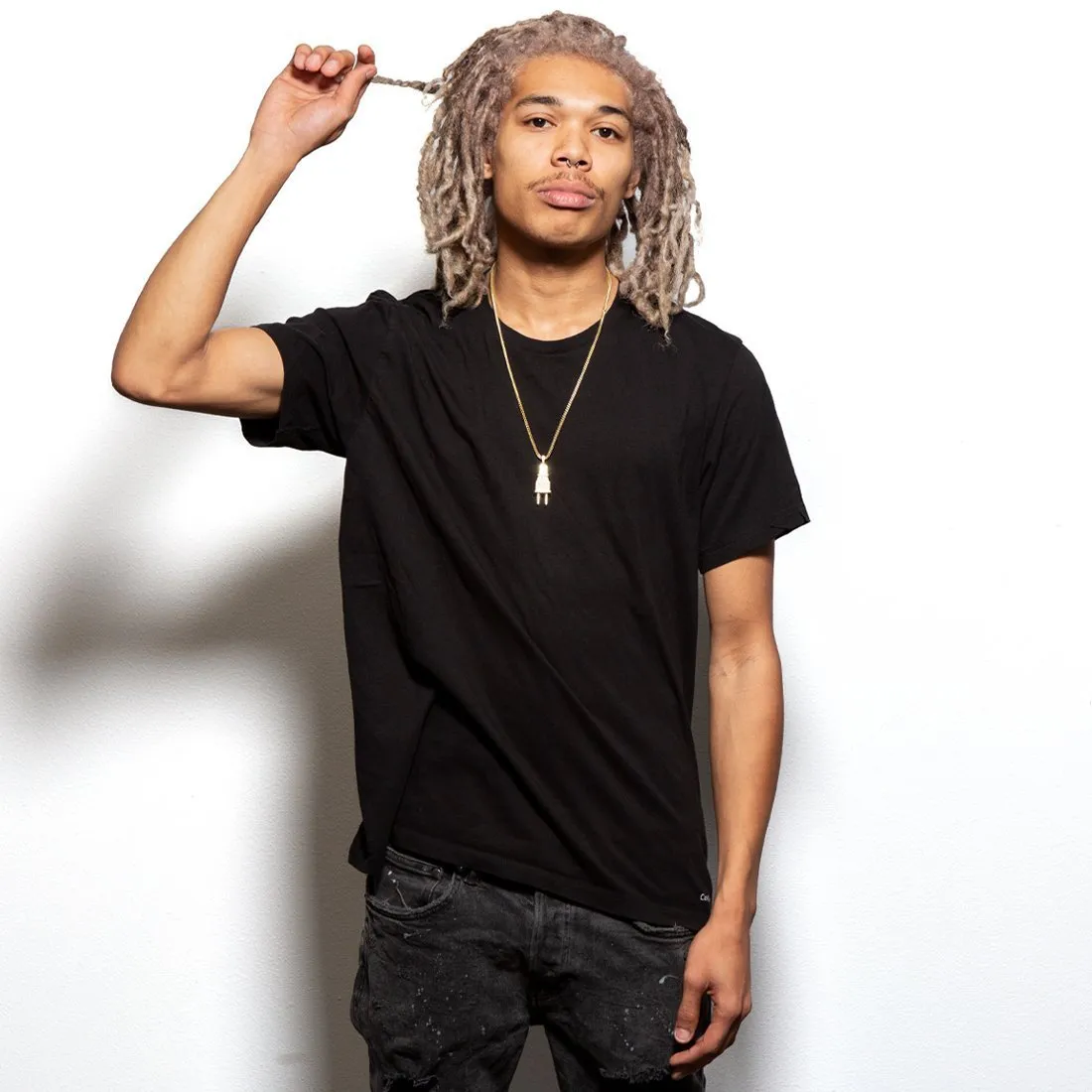 Iced Plug Necklace sold by King Ice product image thumbnail 4