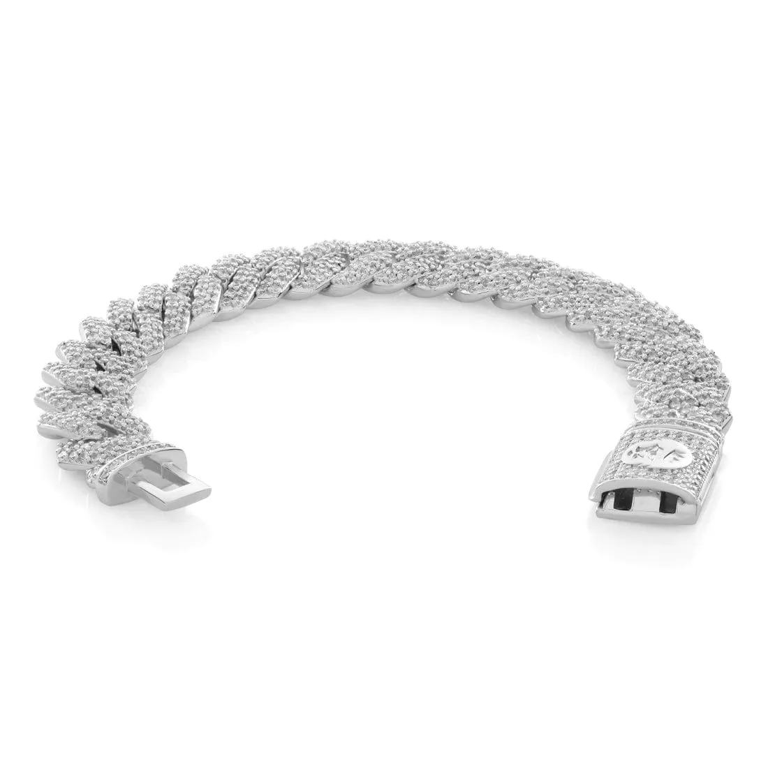 15mm Iced Diamond Cut Miami Cuban Link Bracelet sold by King Ice product image thumbnail 5