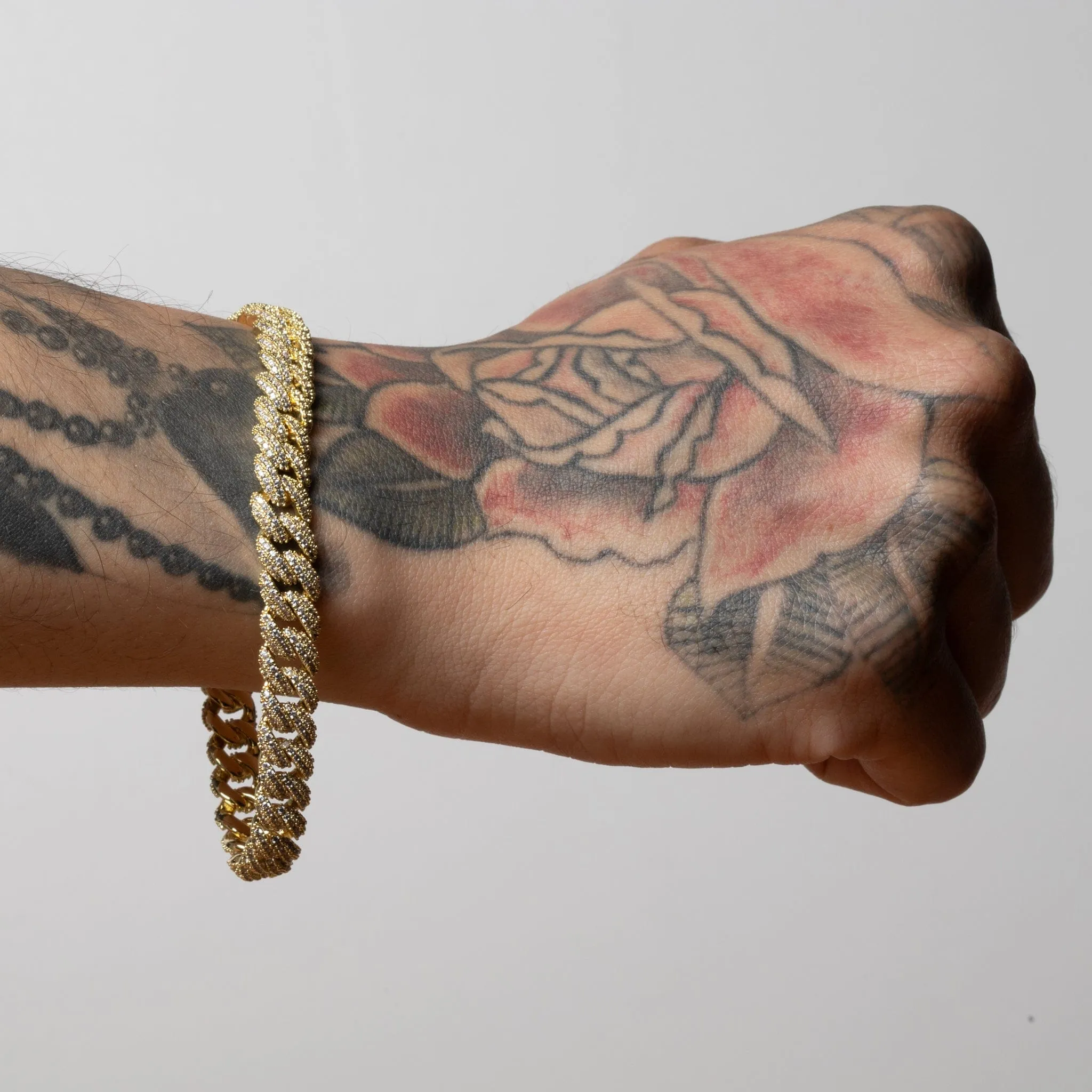 8mm Iced Miami Cuban Link Bracelet sold by King Ice product image thumbnail 3