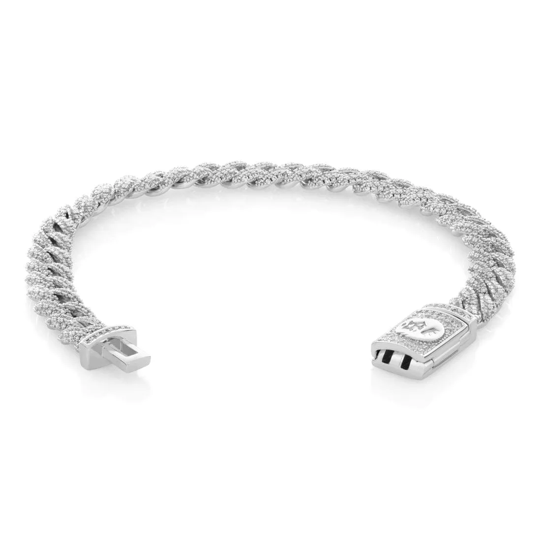8mm Iced Miami Cuban Link Bracelet sold by King Ice product image thumbnail 5