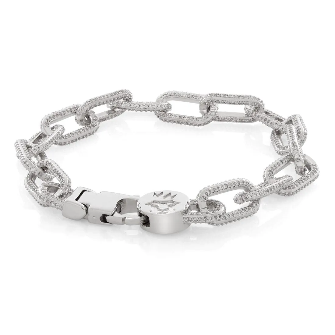 5mm Iced Cable Link Bracelet sold by King Ice product image thumbnail 2