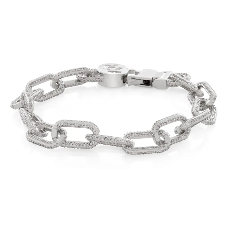 5mm Iced Cable Link Bracelet made by King Ice