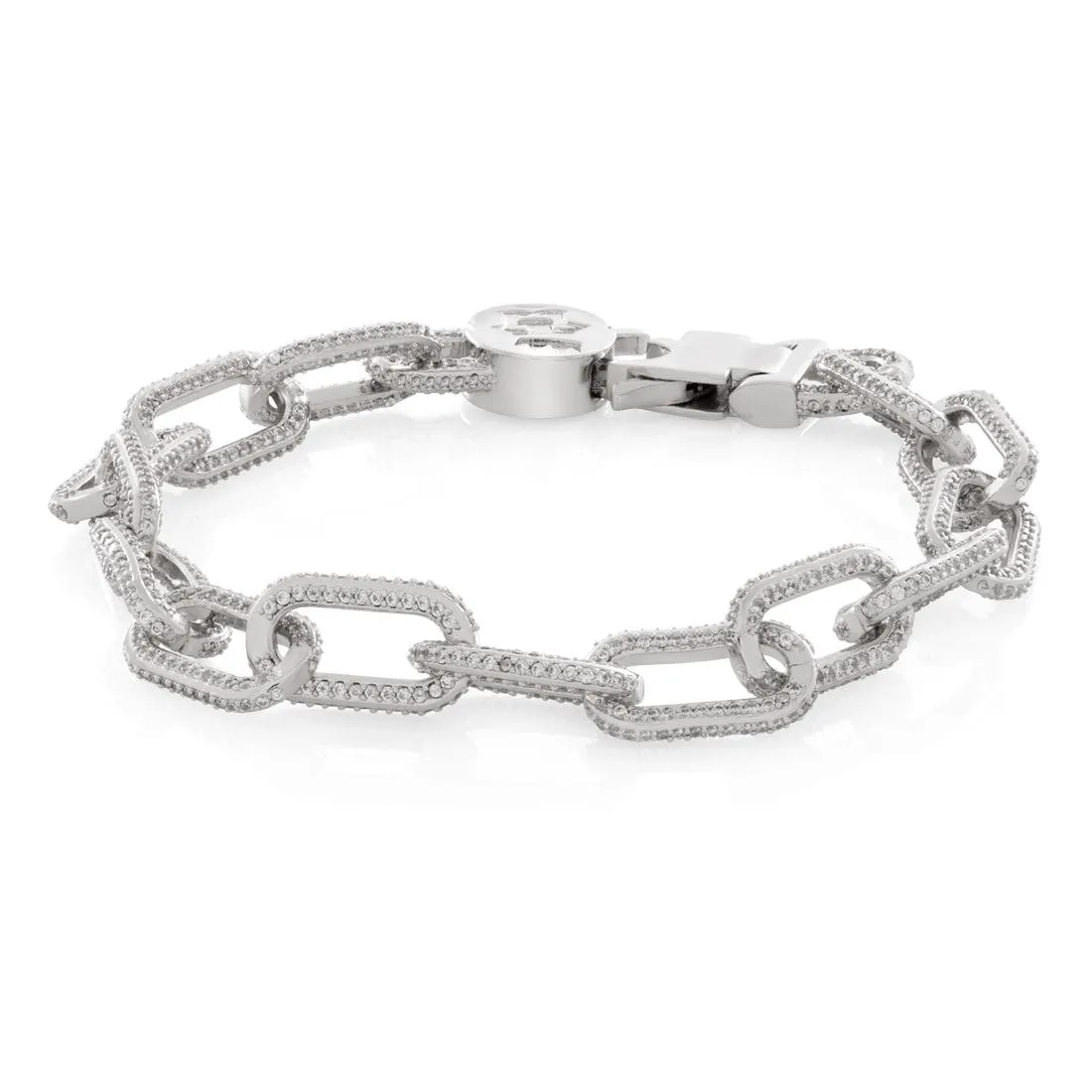 5mm Iced Cable Link Bracelet sold by King Ice