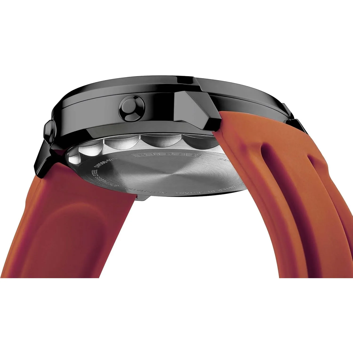 BUREI Men's Diving Watch 500 Meters Waterproof Mechanical Watch Large Dial Fashion Stainless Steel Watch Silicone Strap Luminous Pointer sold by Burei product image thumbnail 3