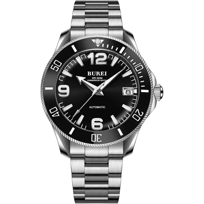 BUREI Diving Automatic Watch for Men,500M Waterproof Luxury Watches for Men,Gift for Men. sold by Burei