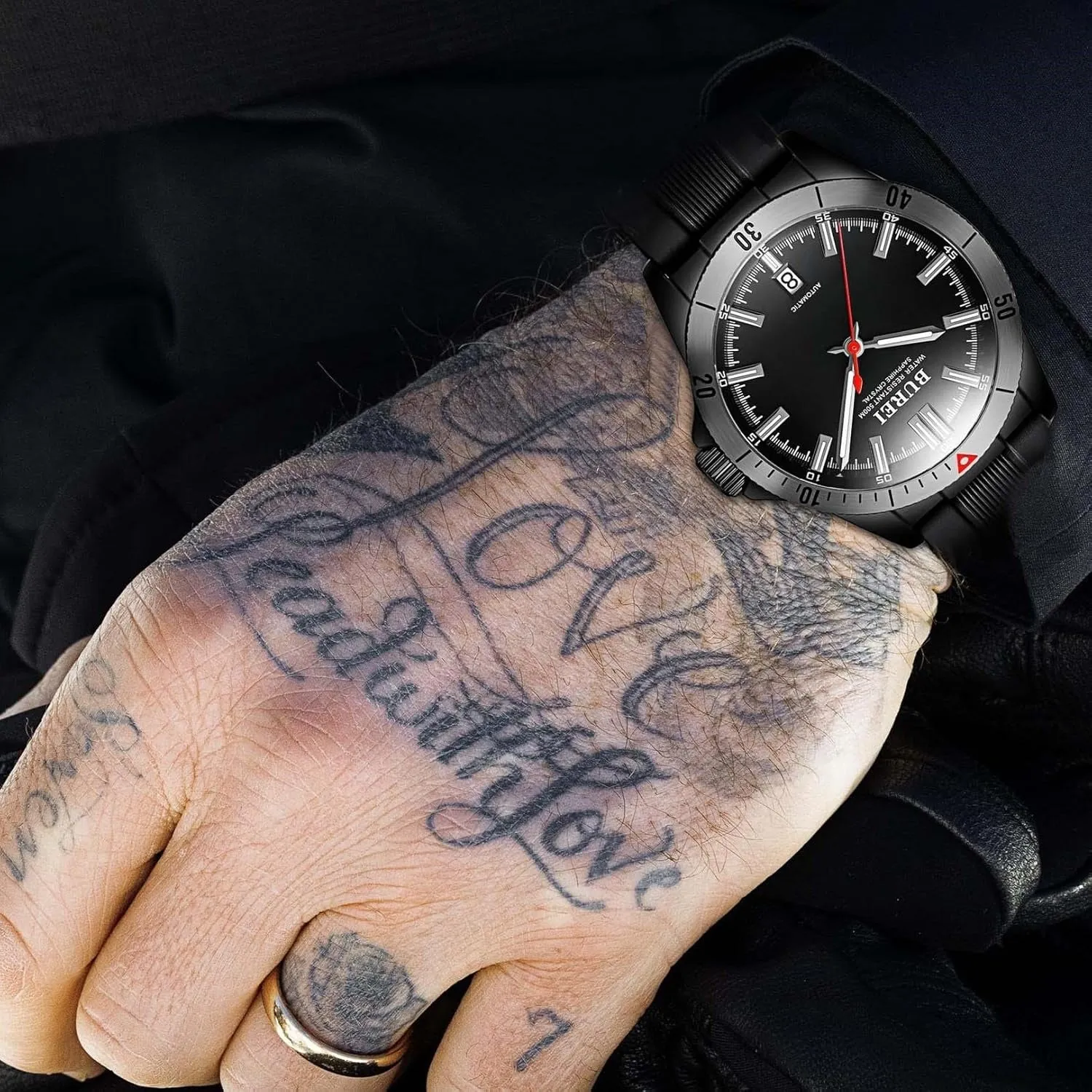 BUREI Diving Automatic Watch for Men,500M Waterproof Luxury Watches for Men,Gift for Men. sold by Burei product image thumbnail 4