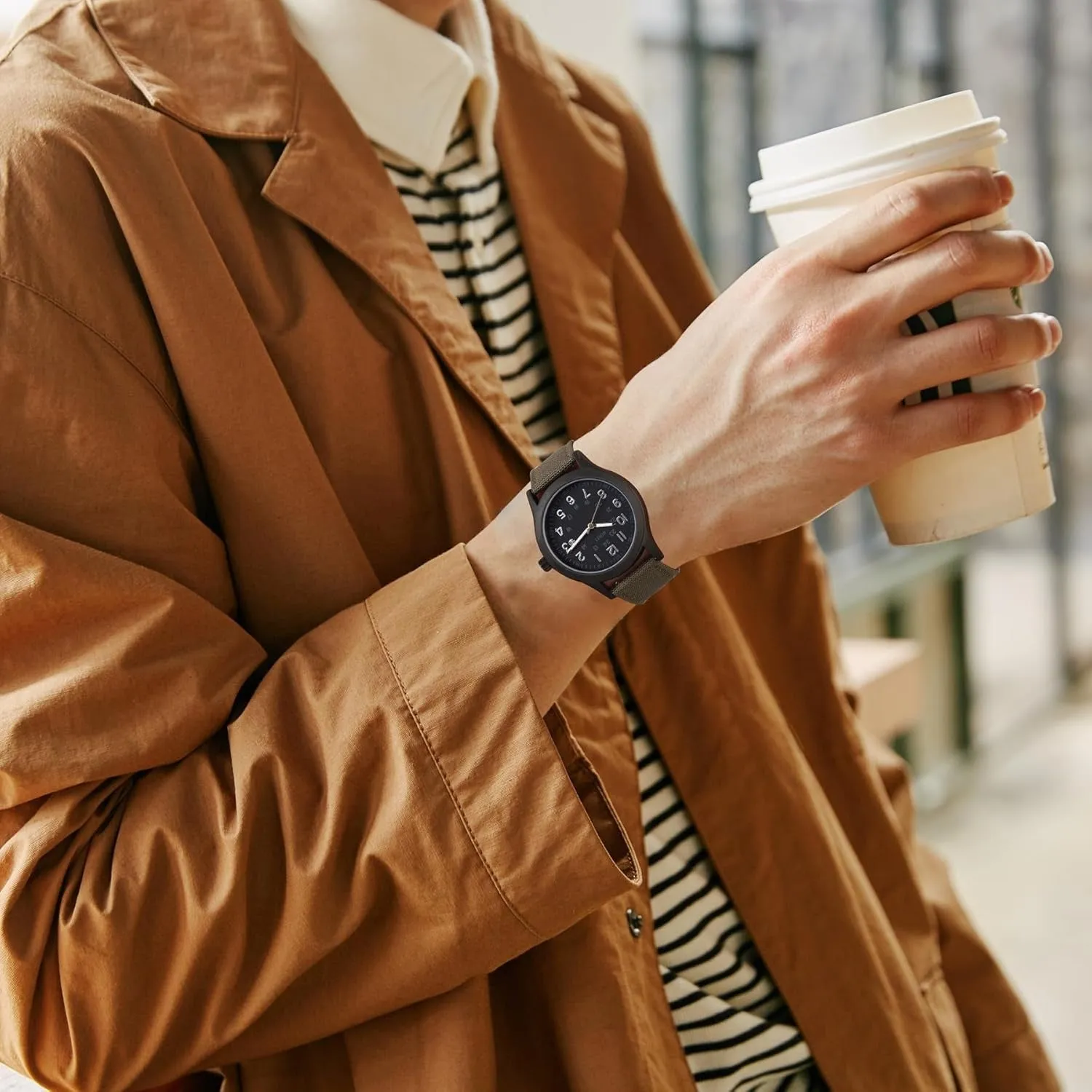 BUREI Men's Watch, Military Watch, Analog Luminous Pointer Quartz Waterproof Men Watch sold by Burei product image thumbnail 5