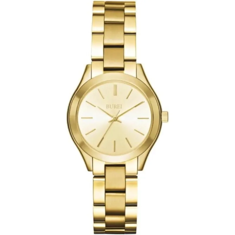 BUREI Ladies Fashion Watch Slim Minimalist Business Women's Watches Stainless Steel Bracelet Watch for Women Waterproof Quartz Women's Watch sold by Burei