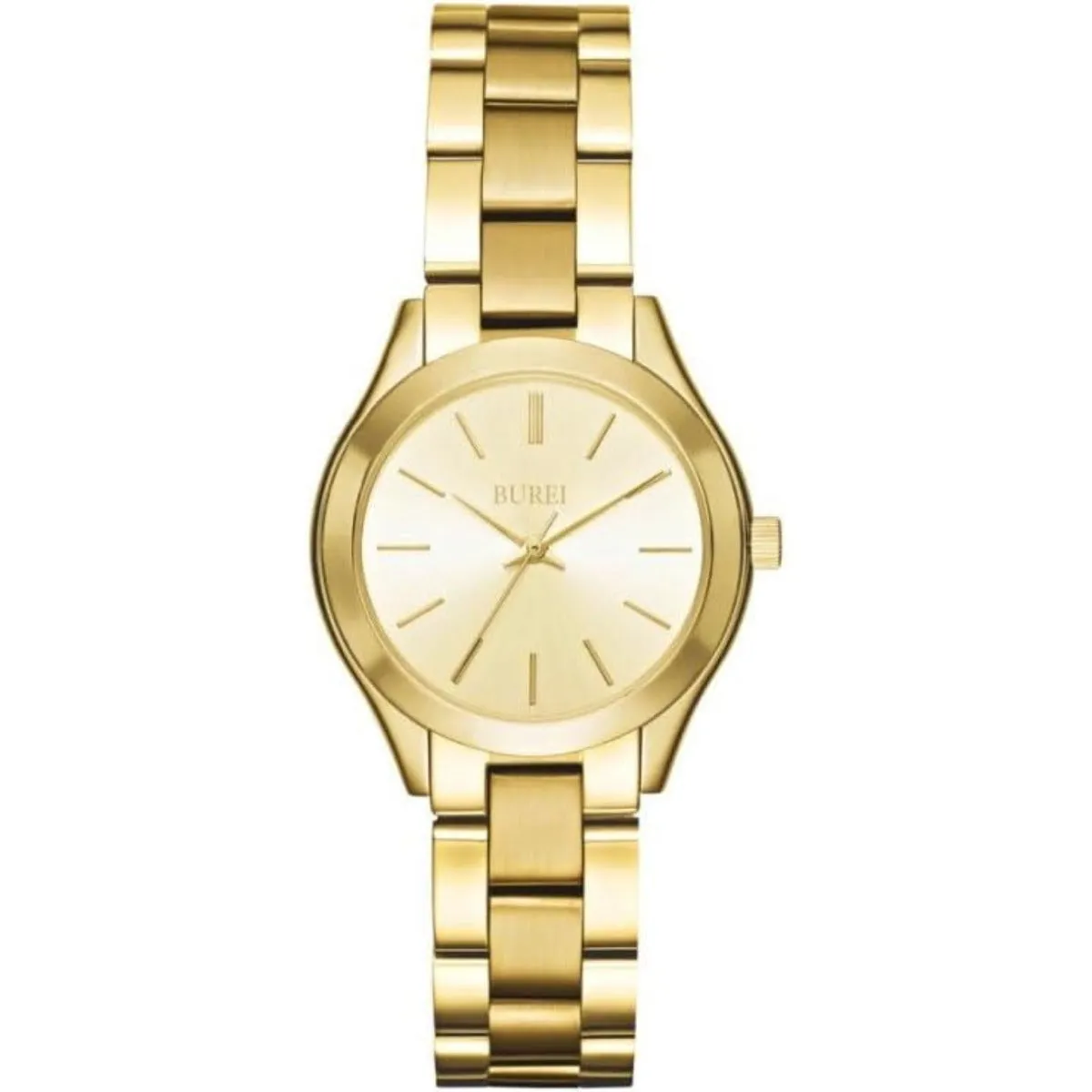 BUREI Ladies Fashion Watch Slim Minimalist Business Women's Watches Stainless Steel Bracelet Watch for Women Waterproof Quartz Women's Watch sold by Burei