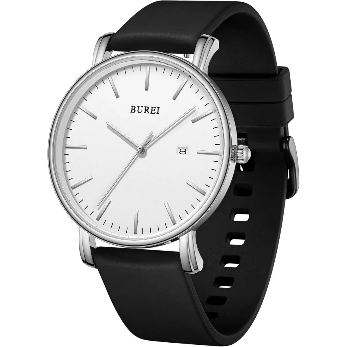 BUREI Men Watches Fashion Minimalist Analog Calendar Quartz Waterproof Watches for Men Women Student. sold by Burei product image thumbnail 5